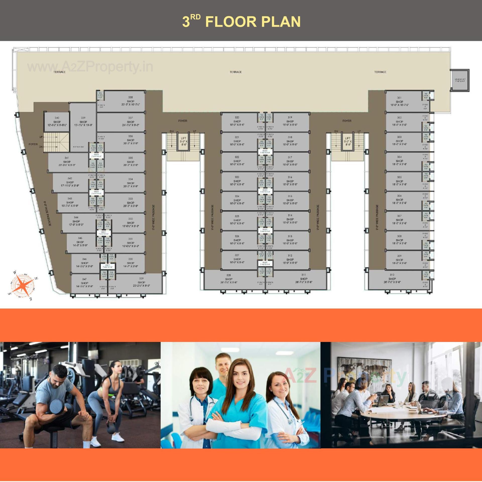 Layout of real estate project Tatva Elegance located at Dehgam, Gandhinagar, Gujarat