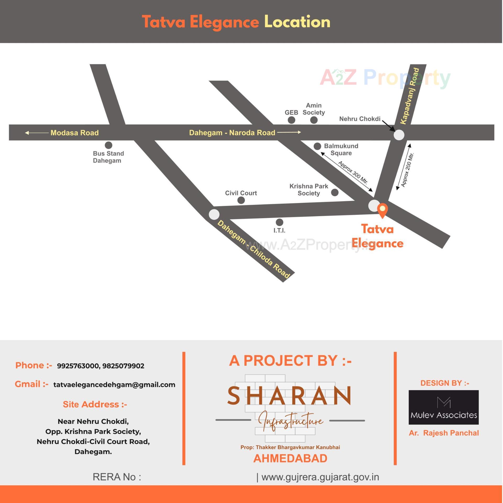  of real estate project Tatva Elegance located at Dehgam, Gandhinagar, Gujarat