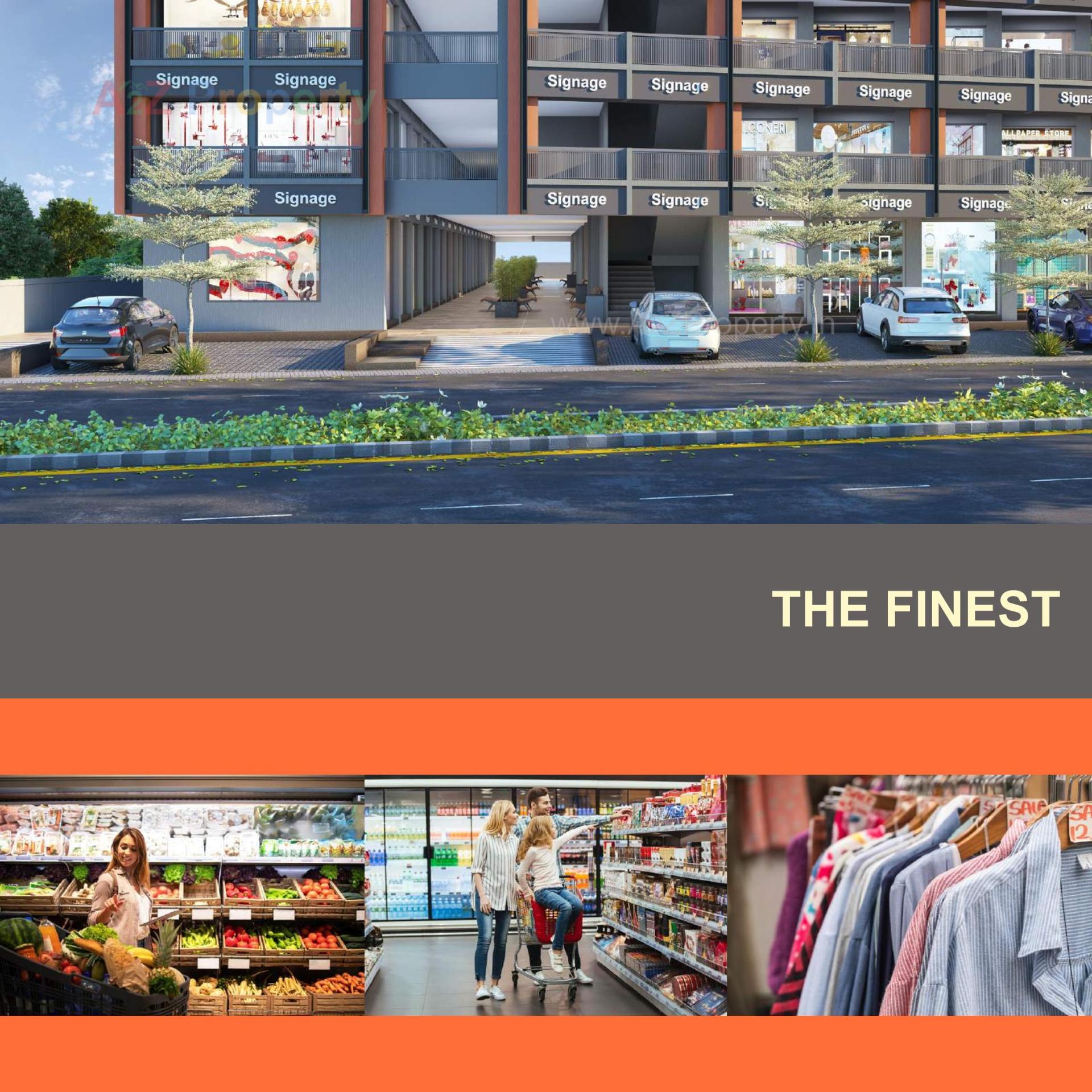 3D Elevation of real estate project Tatva Elegance located at Dehgam, Gandhinagar, Gujarat