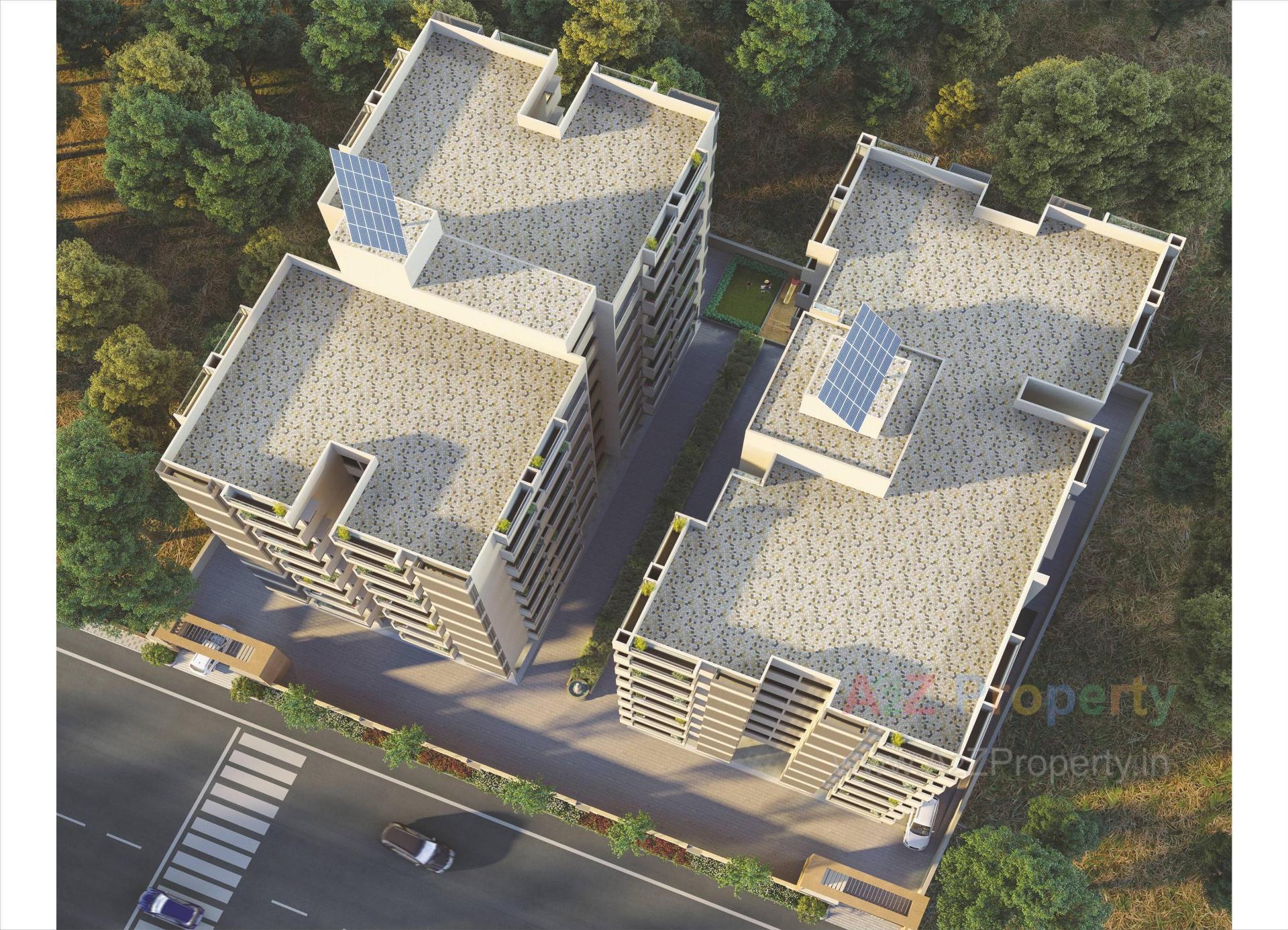 3D Elevation of real estate project Tej Prathama located at Pethapur, Gandhinagar, Gujarat