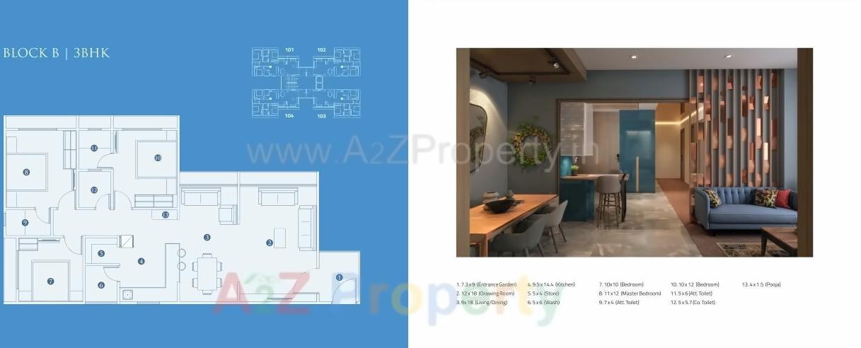 Layout of real estate project Texas Garden Home located at Kudasan, Gandhinagar, Gujarat