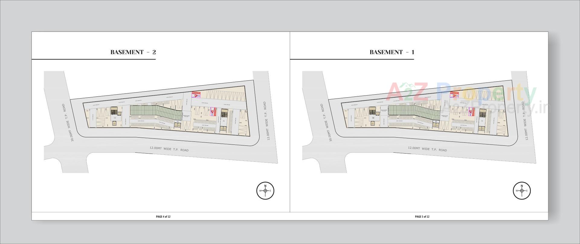 Layout of real estate project The Atlantis located at Zundal, Gandhinagar, Gujarat