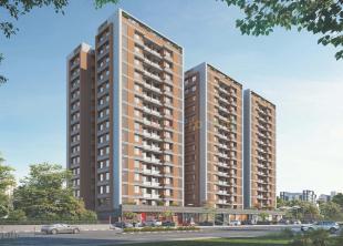 Elevation of real estate project The Atlantis located at Zundal, Gandhinagar, Gujarat