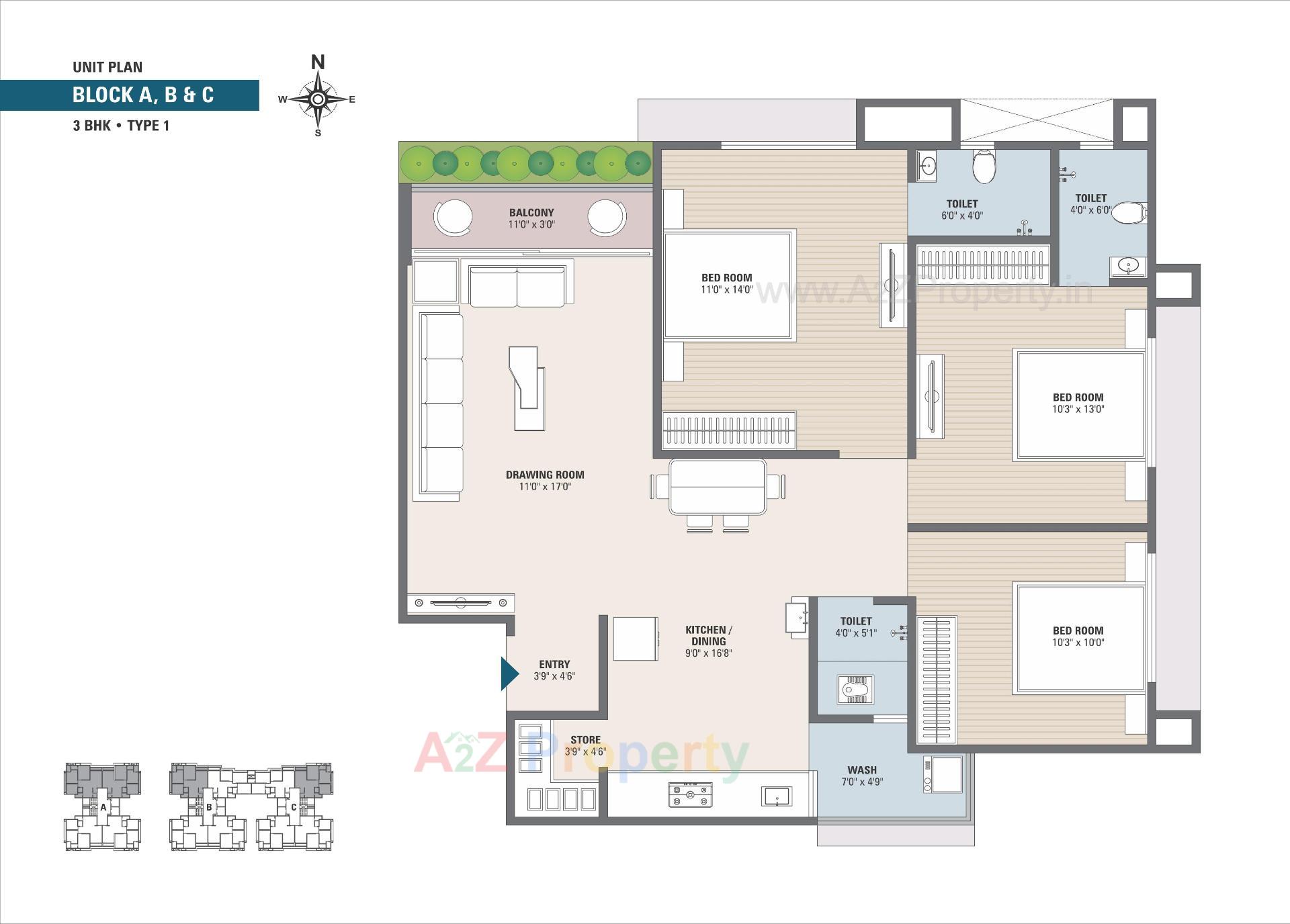 Layout of real estate project The Atlantis located at Zundal, Gandhinagar, Gujarat