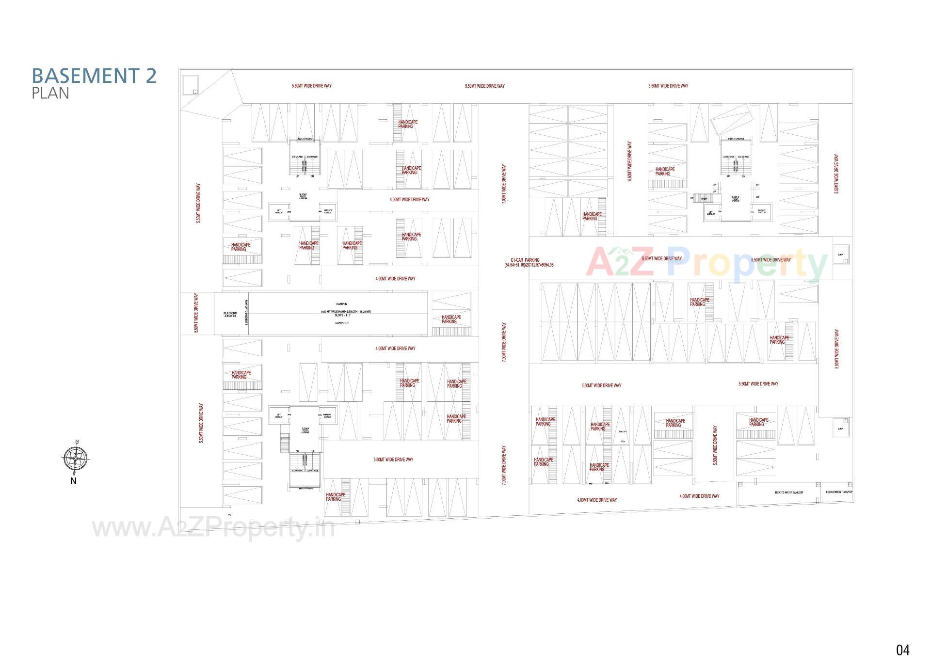 Layout of real estate project The Balcony located at Indroda, Gandhinagar, Gujarat