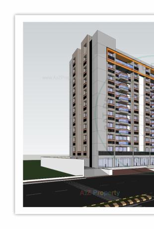 Elevation of real estate project The Fortune Homes located at Sargasan, Gandhinagar, Gujarat