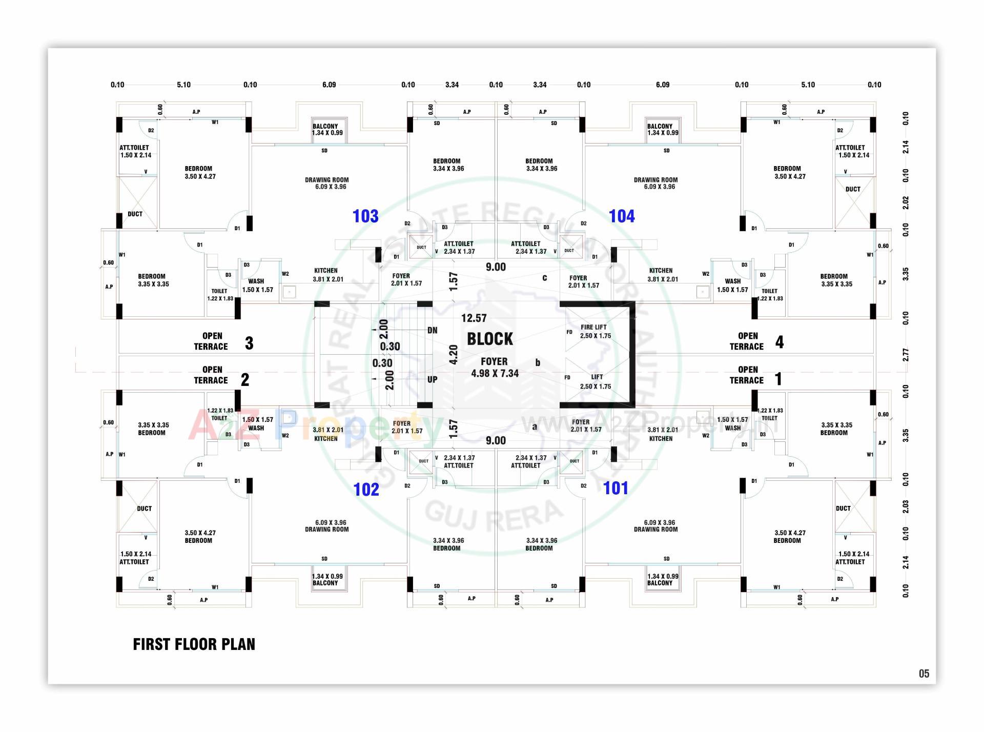  of real estate project The Fortune Homes located at Sargasan, Gandhinagar, Gujarat