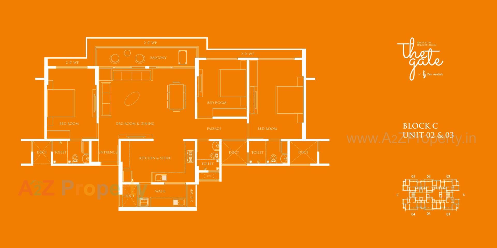  of real estate project The Gate By Dev Aashish located at Koba, Gandhinagar, Gujarat