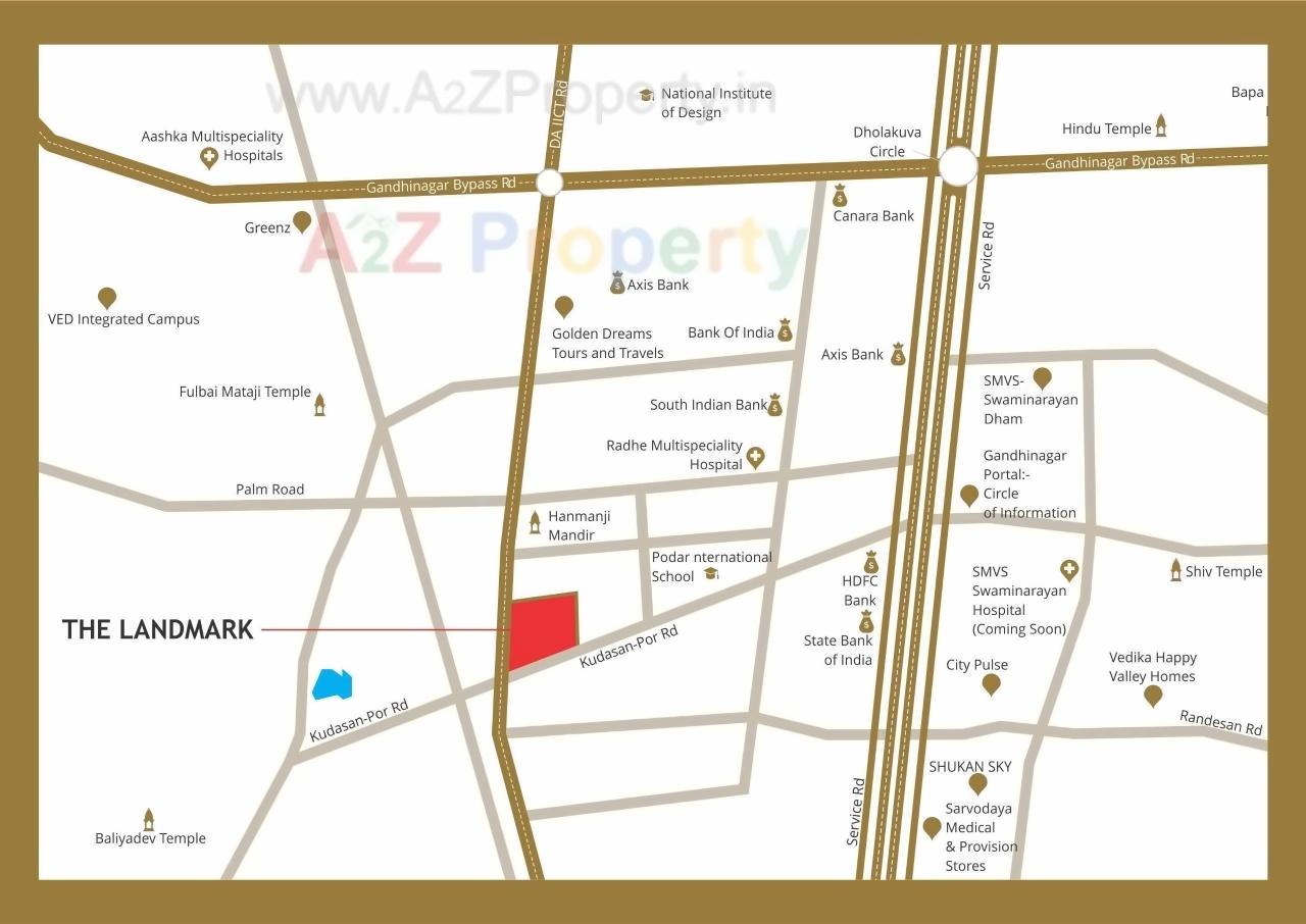  of real estate project The Landmark located at Kudasan, Gandhinagar, Gujarat