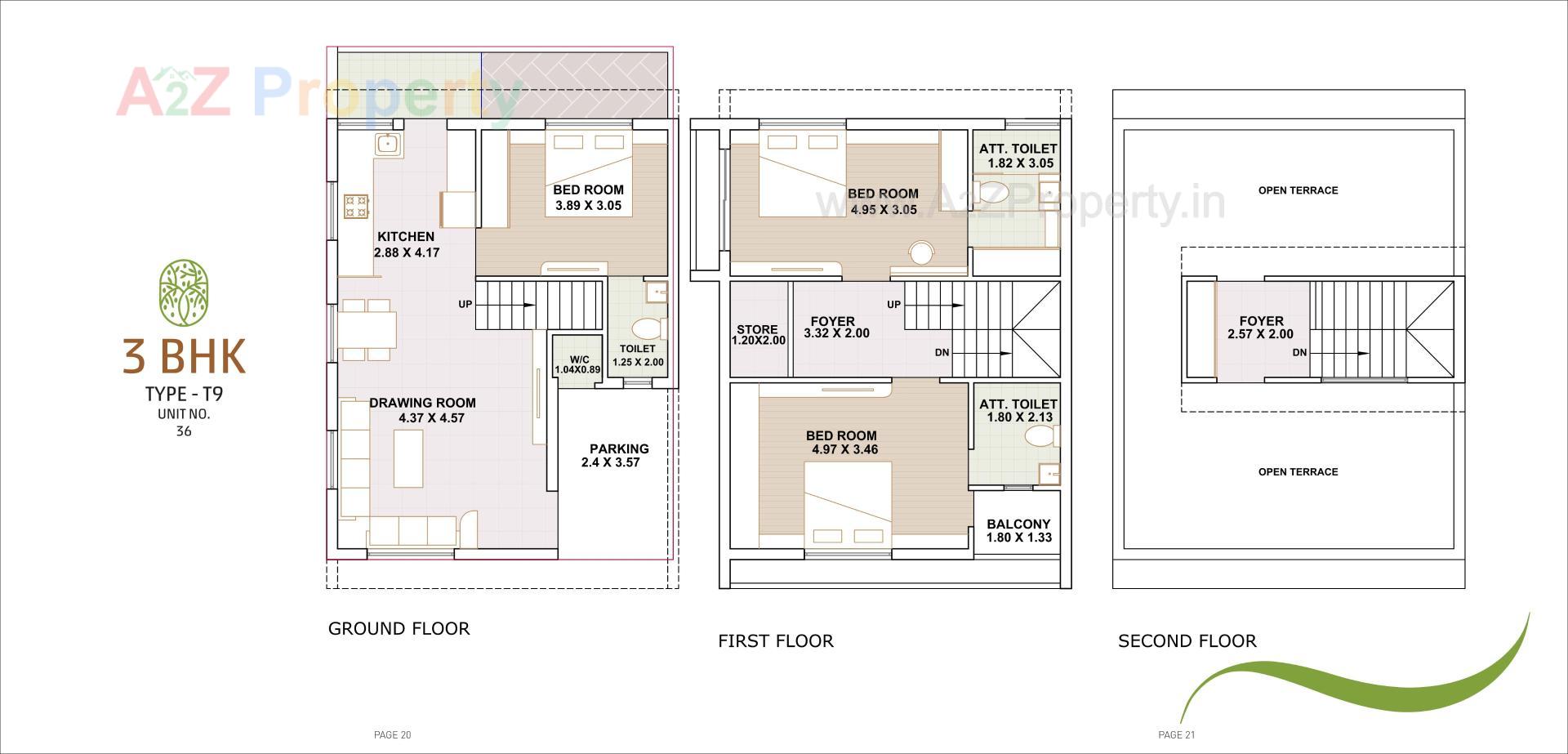 Layout of real estate project The Luxuria located at Randheja, Gandhinagar, Gujarat