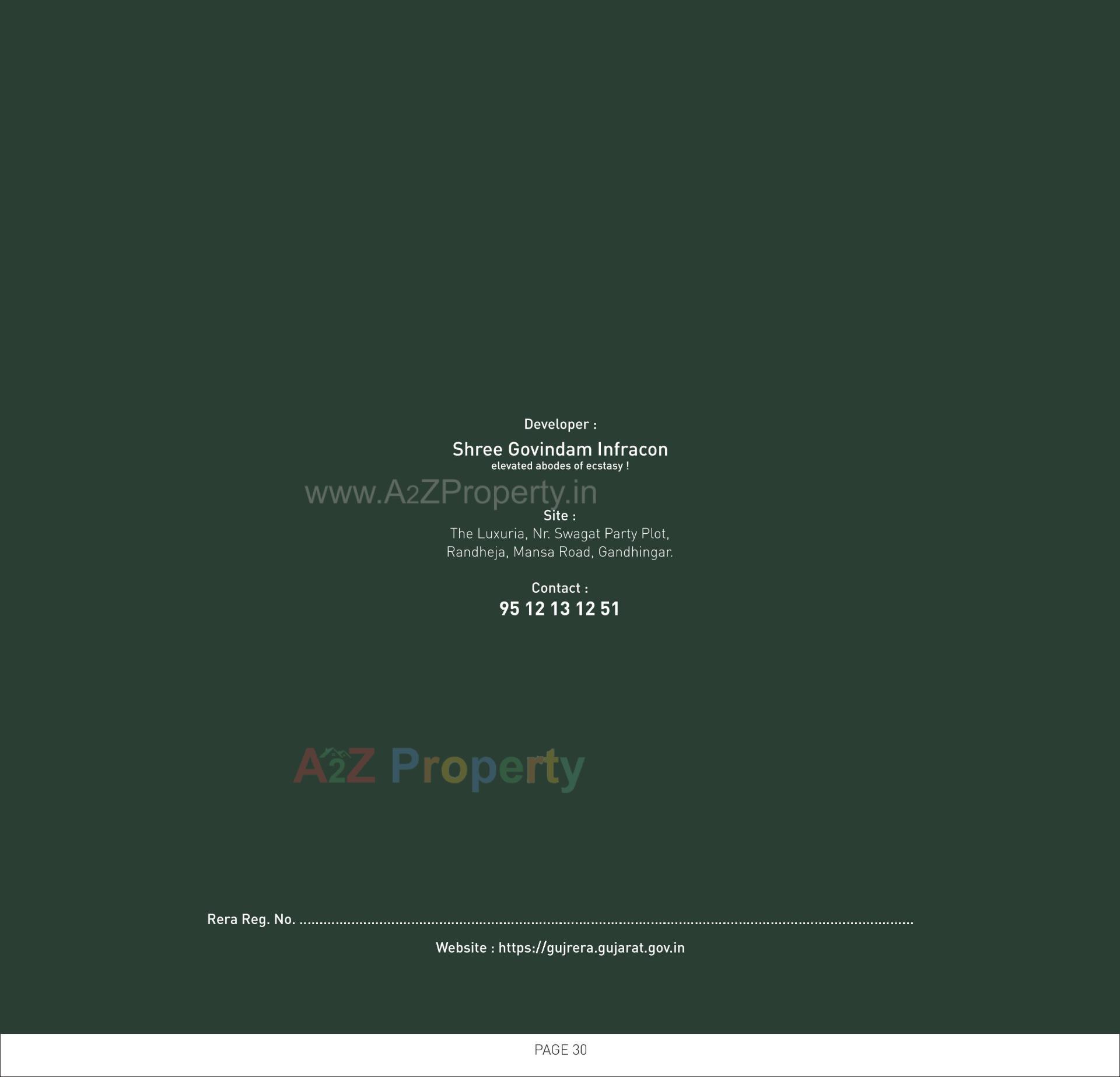  of real estate project The Luxuria located at Randheja, Gandhinagar, Gujarat