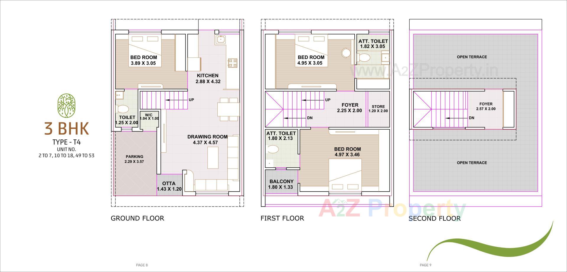 Layout of real estate project The Luxuria located at Randheja, Gandhinagar, Gujarat