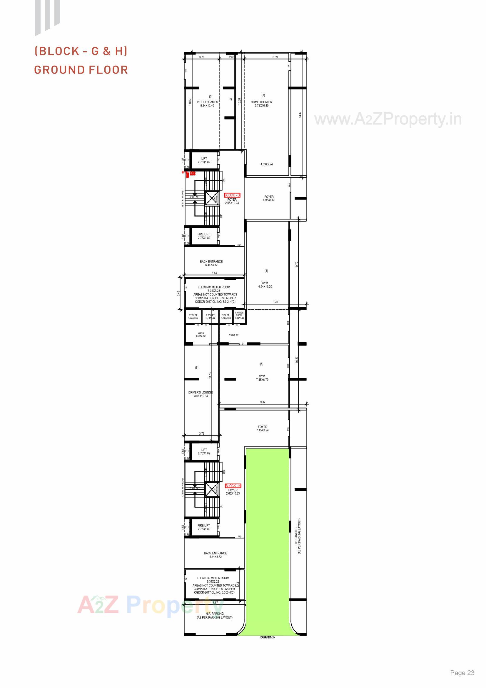 Layout of real estate project The Nest located at Khoraj, Gandhinagar, Gujarat