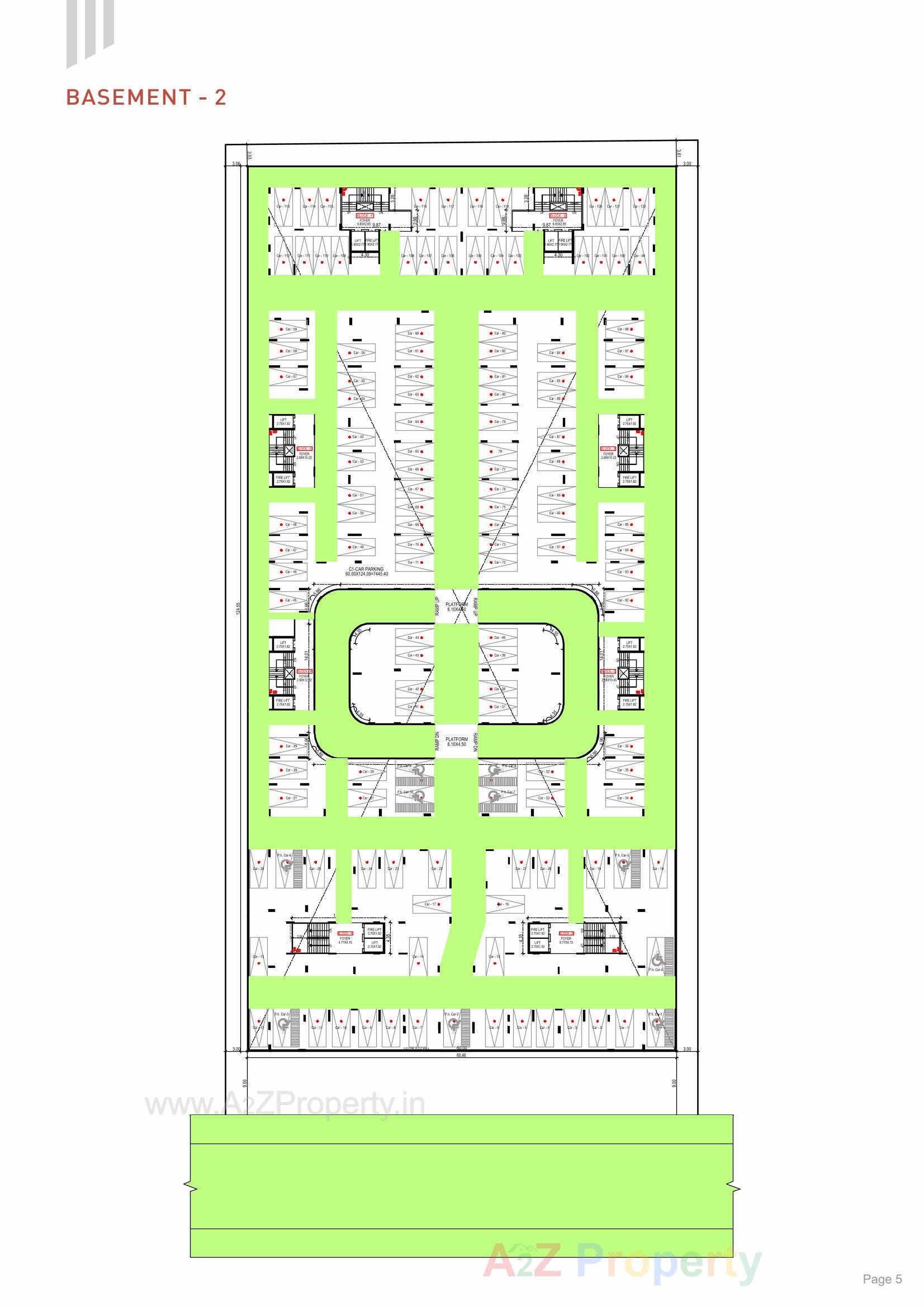 Layout of real estate project The Nest located at Khoraj, Gandhinagar, Gujarat