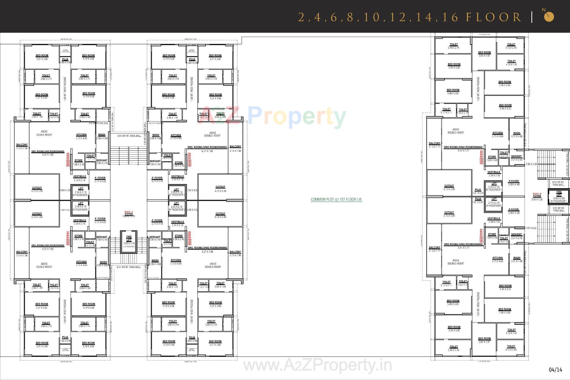 Layout of real estate project The Palace located at Koba, Gandhinagar, Gujarat