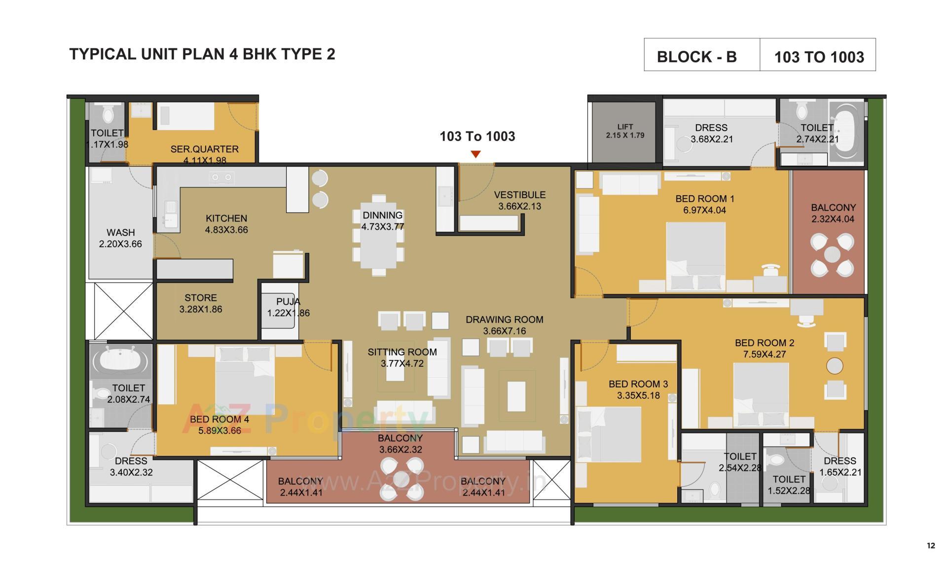 Layout of real estate project The Palladia located at Gandhinagar, Gandhinagar, Gujarat
