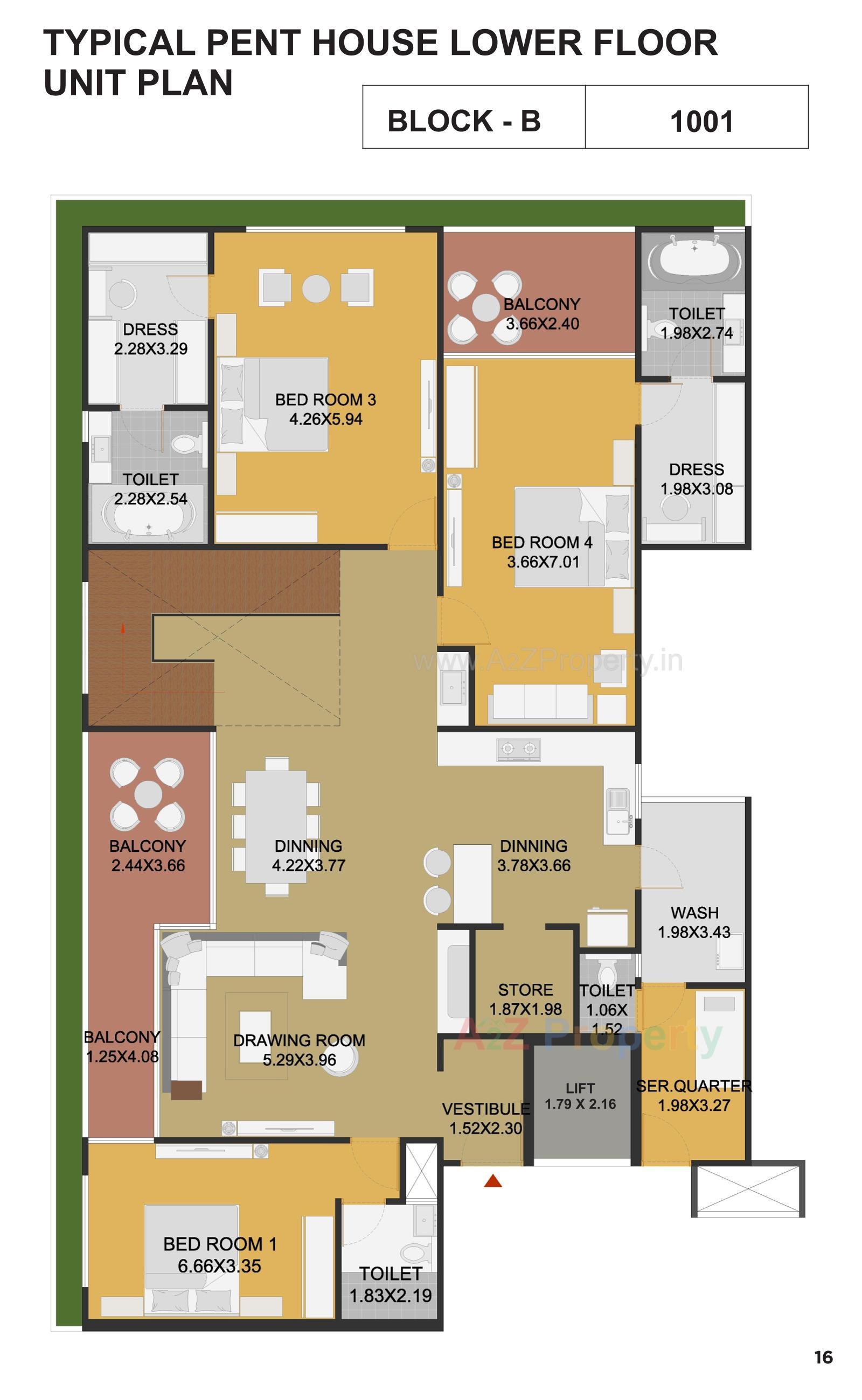 Layout of real estate project The Palladia located at Gandhinagar, Gandhinagar, Gujarat