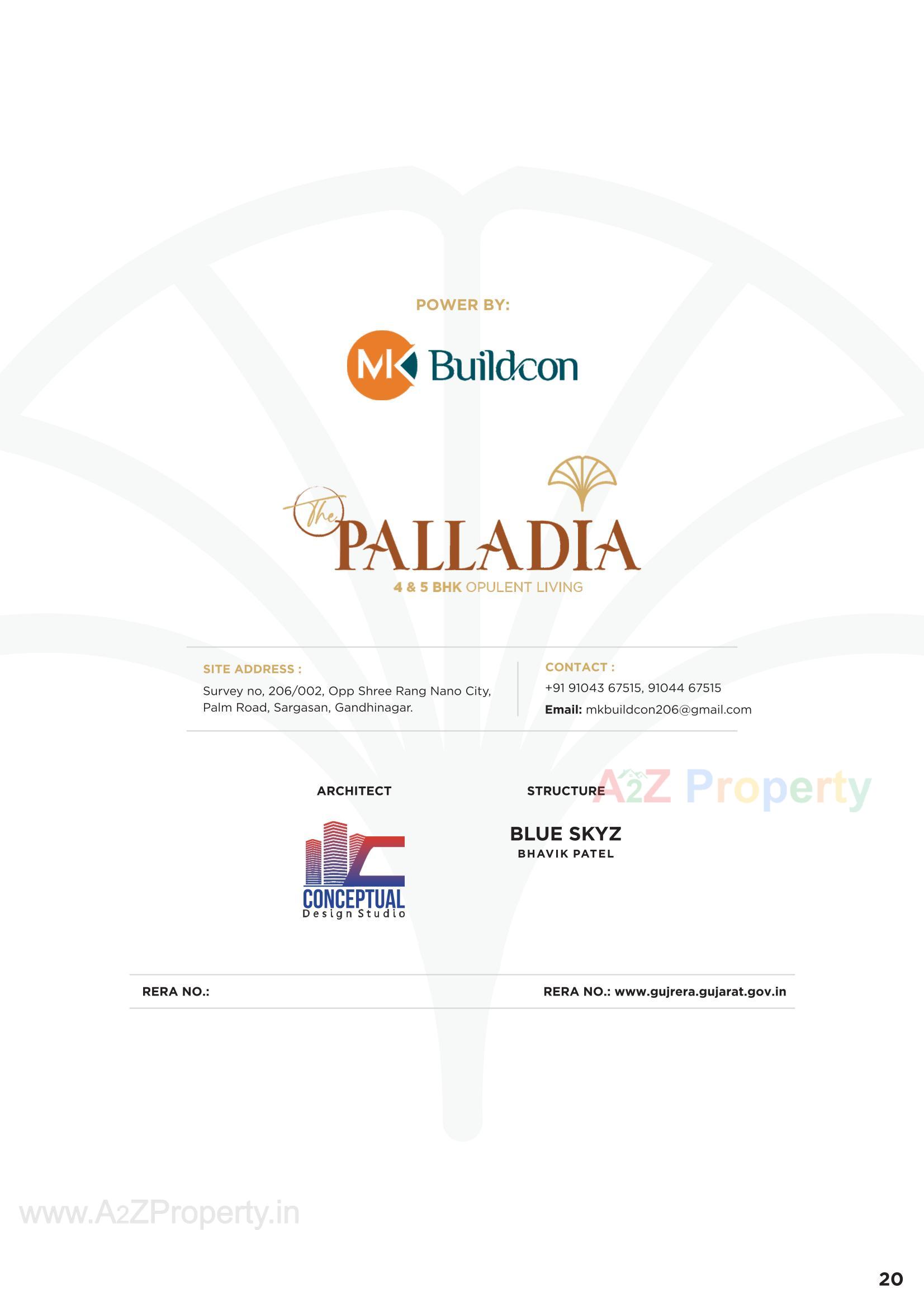  of real estate project The Palladia located at Gandhinagar, Gandhinagar, Gujarat