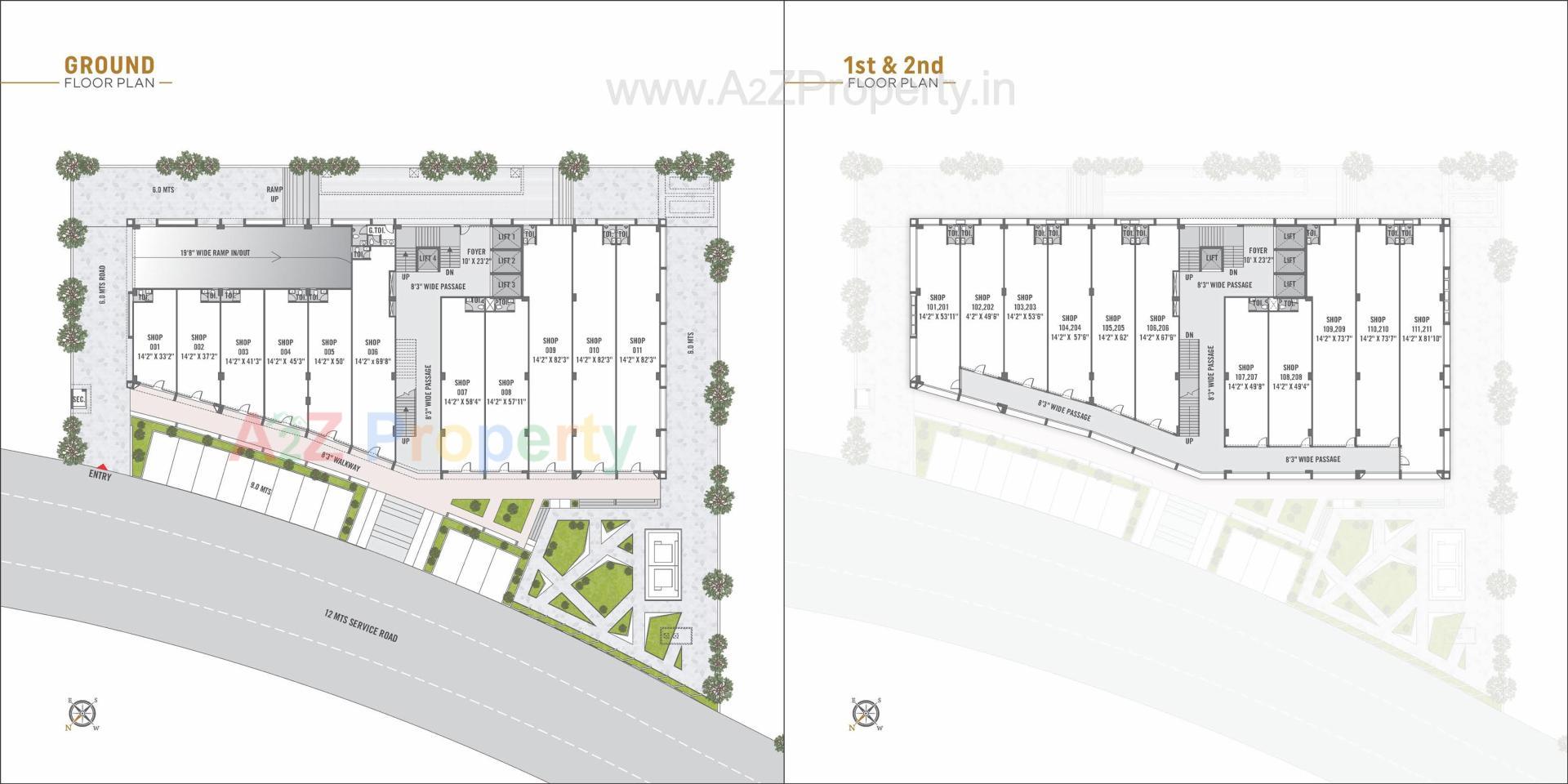 Layout of real estate project The Plutus located at Sargasan, Gandhinagar, Gujarat