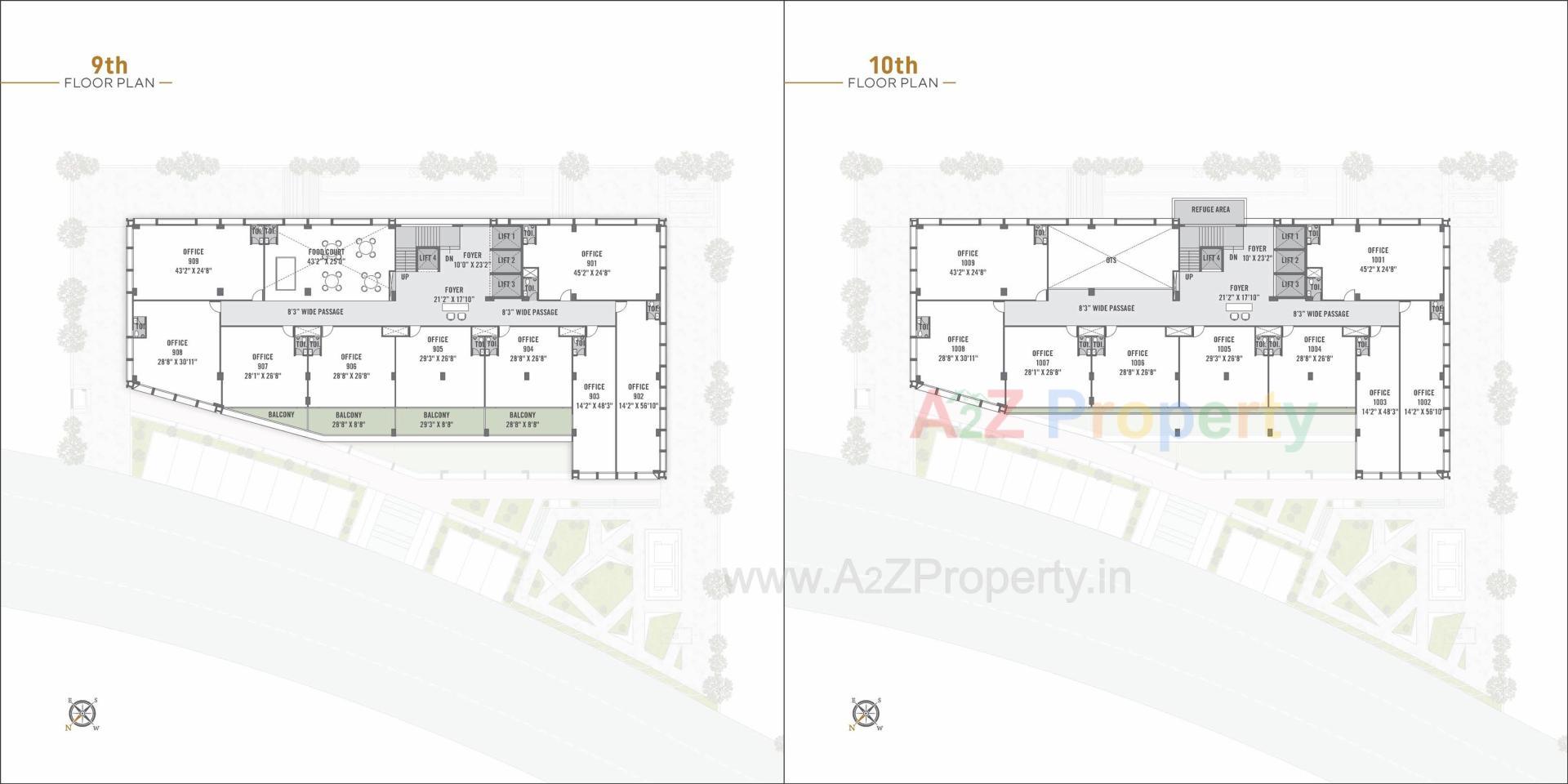 Layout of real estate project The Plutus located at Sargasan, Gandhinagar, Gujarat