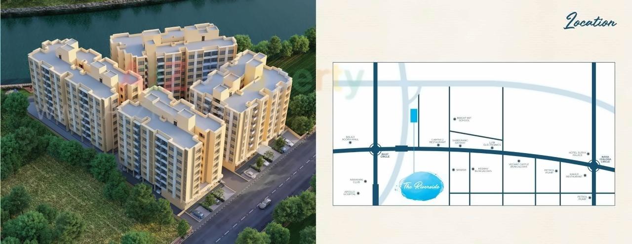  of real estate project The Riverside located at Nana-chiloda, Gandhinagar, Gujarat