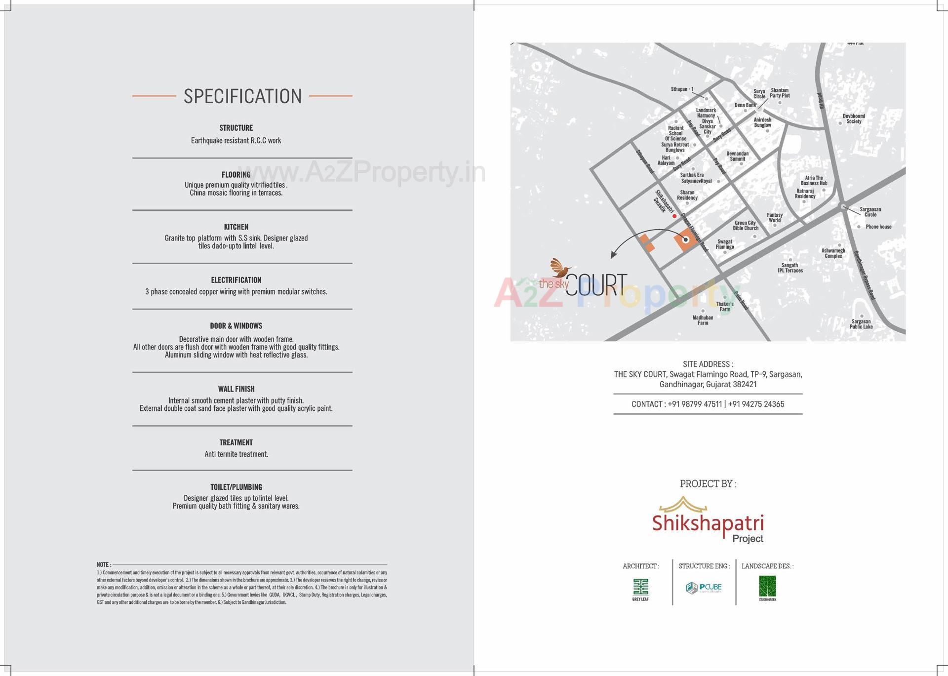  of real estate project The Sky Court located at Gandhinagar, Gandhinagar, Gujarat