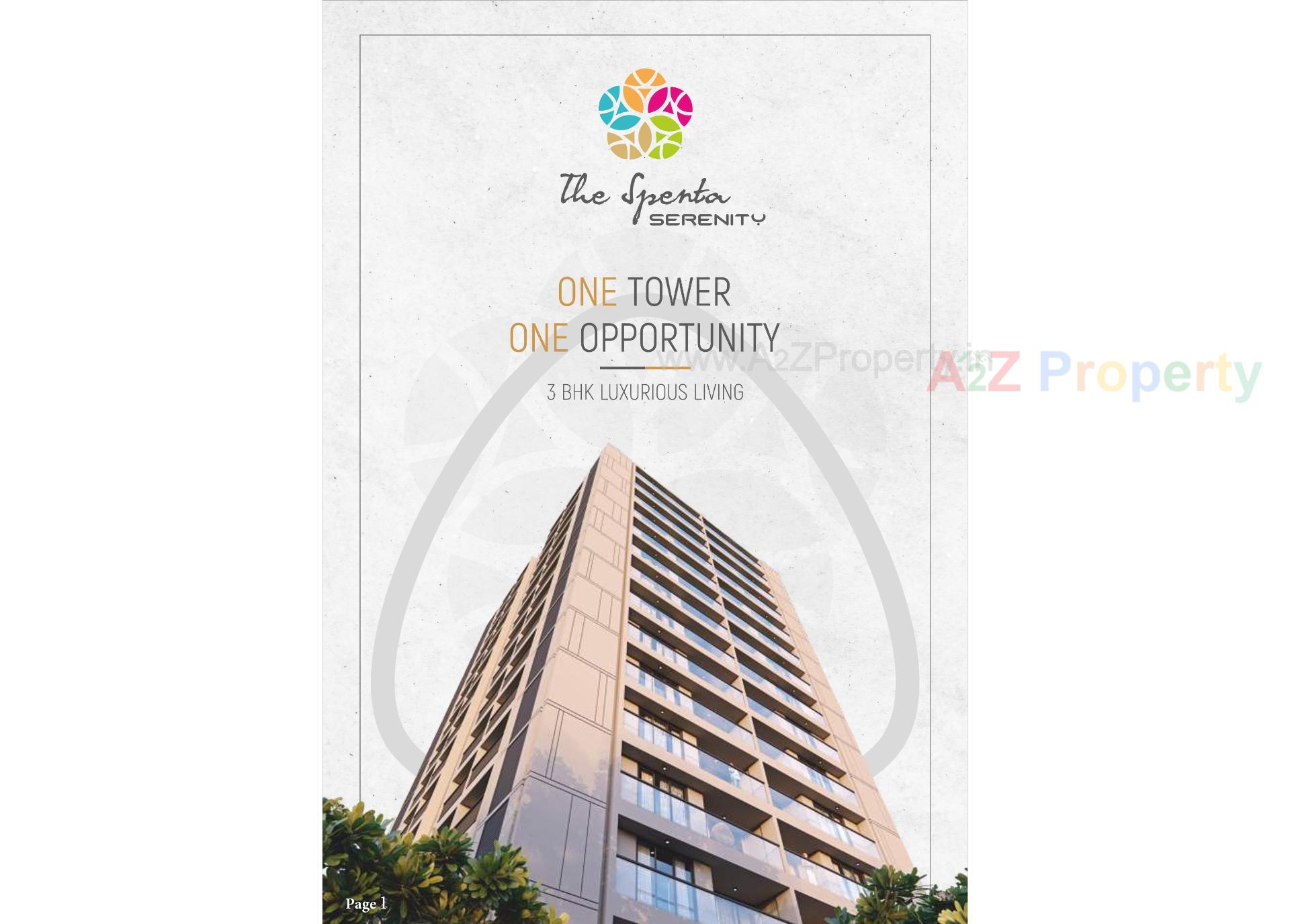  of real estate project The Spenta Serenity located at Vavol, Gandhinagar, Gujarat