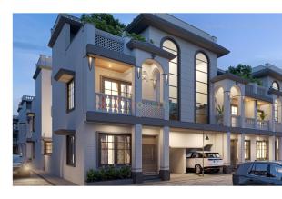 Elevation of real estate project The Spenta Shyam Villa located at Vavol, Gandhinagar, Gujarat