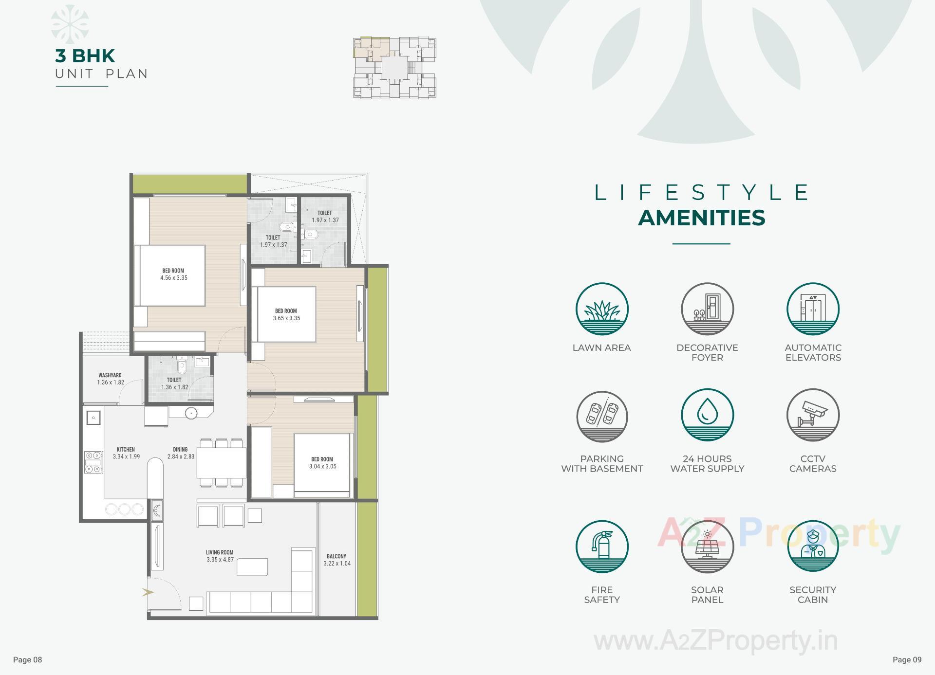 Layout of real estate project The Venetia located at Khoraj, Gandhinagar, Gujarat