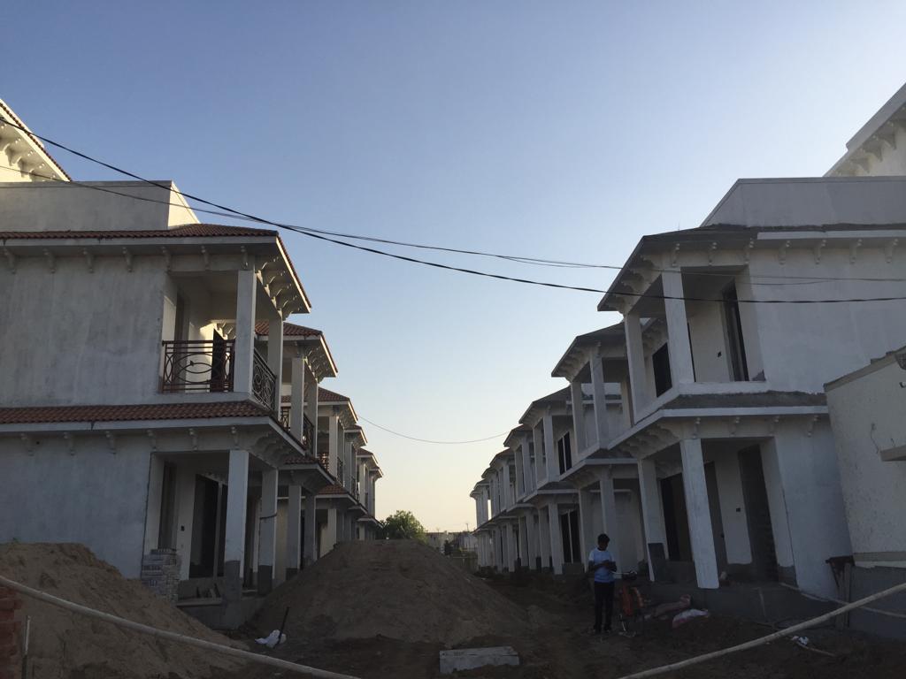 130514_const of real estate project Tirupati Homes located at Borisana, Gandhinagar, Gujarat