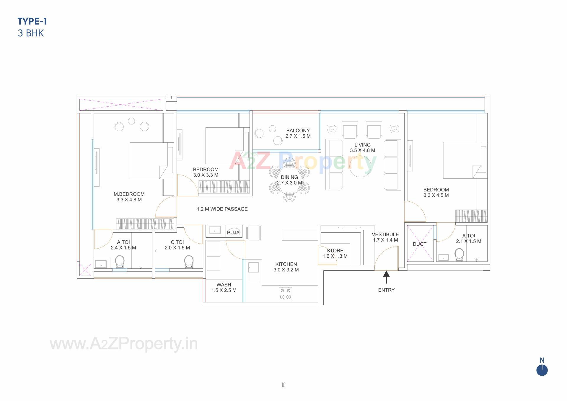Layout of real estate project Tremont located at Khoraj, Gandhinagar, Gujarat