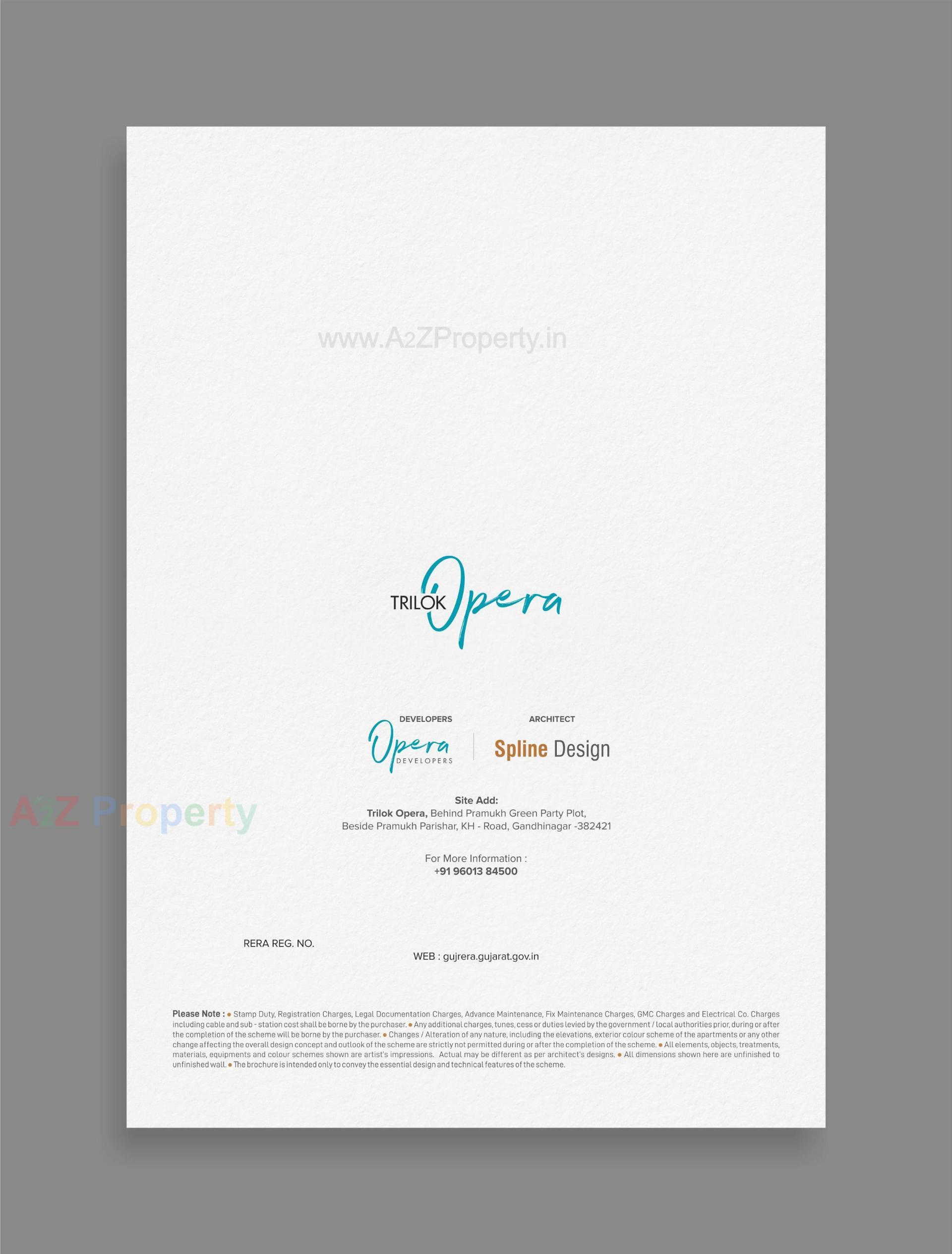  of real estate project Trilok Opera located at Uvarsad, Gandhinagar, Gujarat