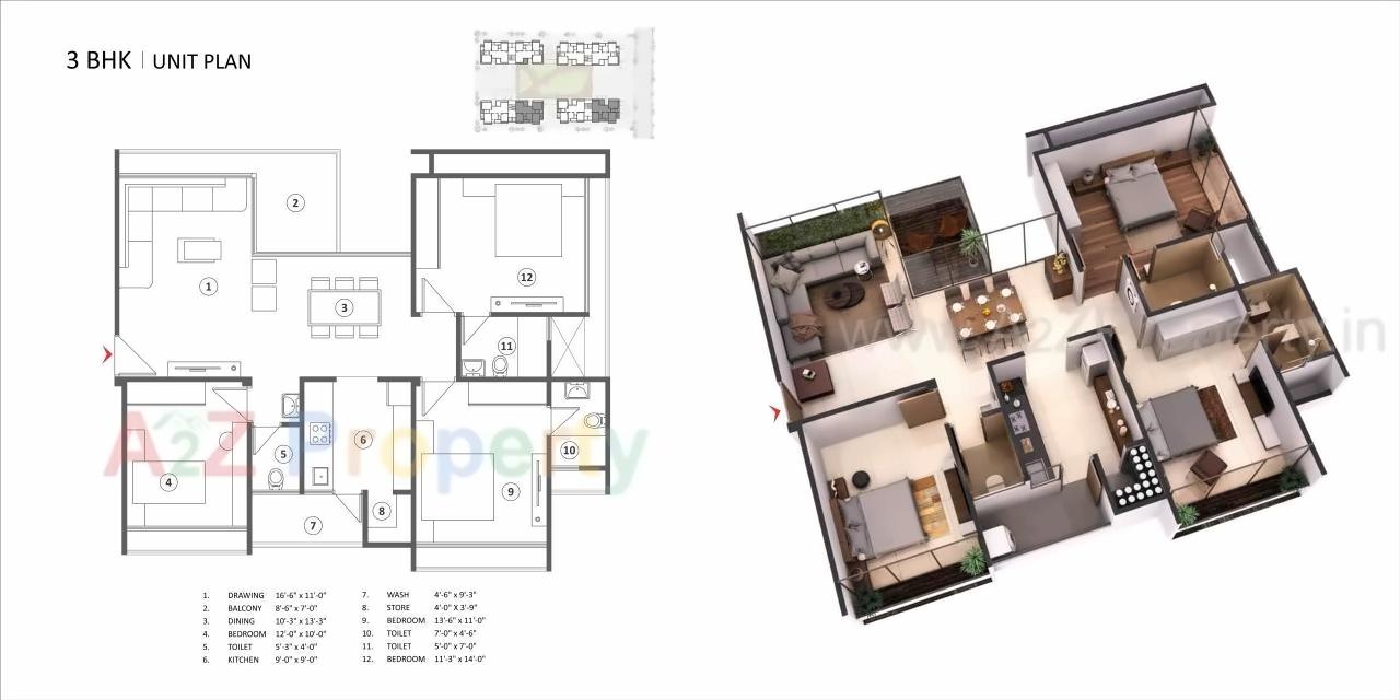 Layout of real estate project Tulip Parmeshwar located at Zundal, Gandhinagar, Gujarat