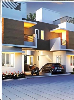 Elevation of real estate project Tulsi Bungalows located at Vavol, Gandhinagar, Gujarat