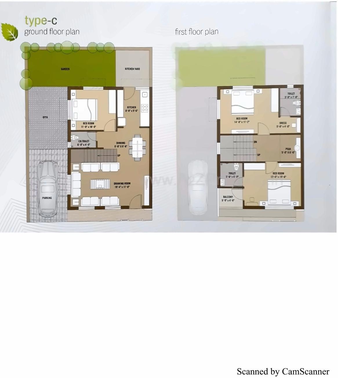 Layout of real estate project Tulsi Bungalows located at Vavol, Gandhinagar, Gujarat