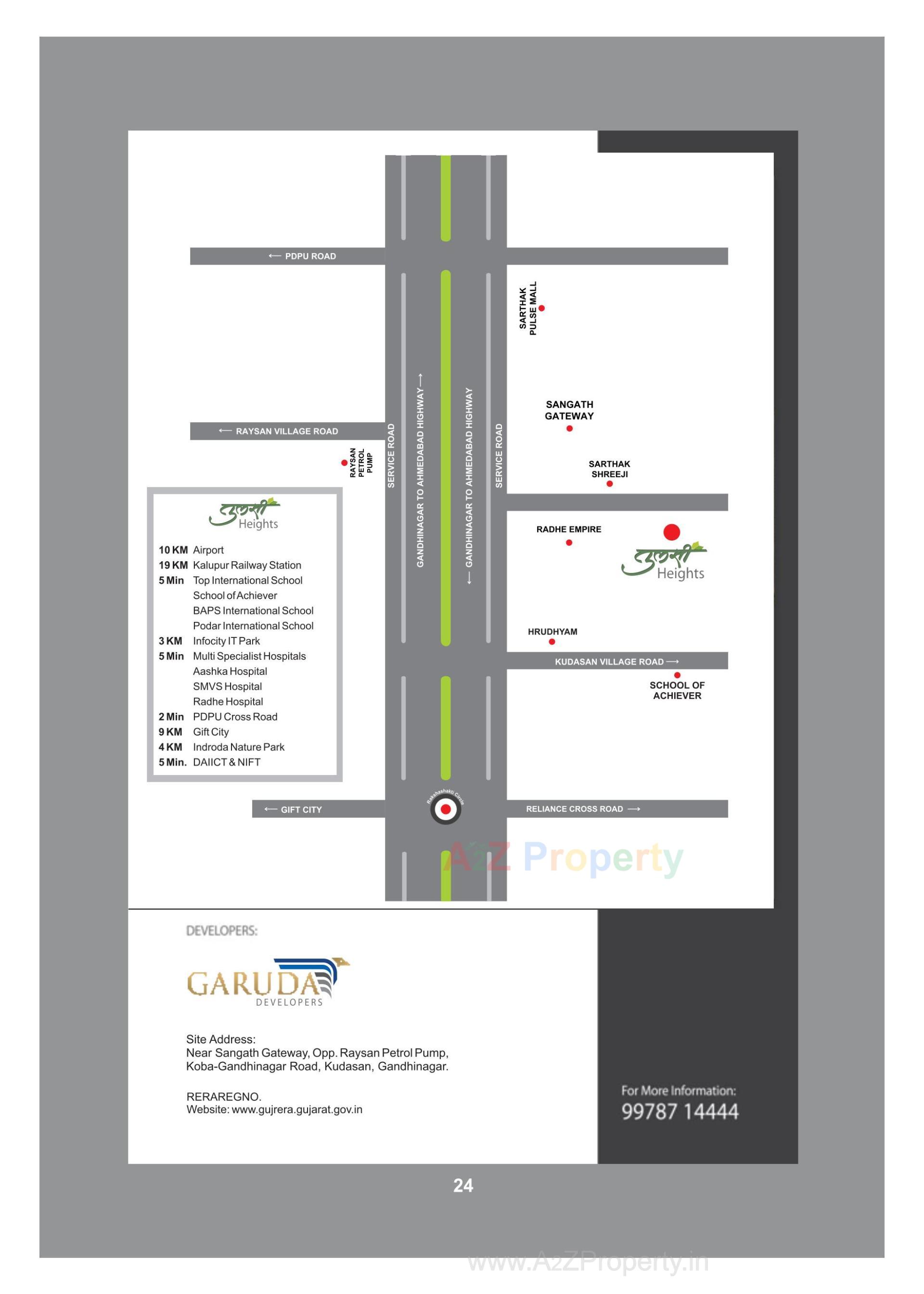  of real estate project Tulsi Heights located at Kudasan, Gandhinagar, Gujarat