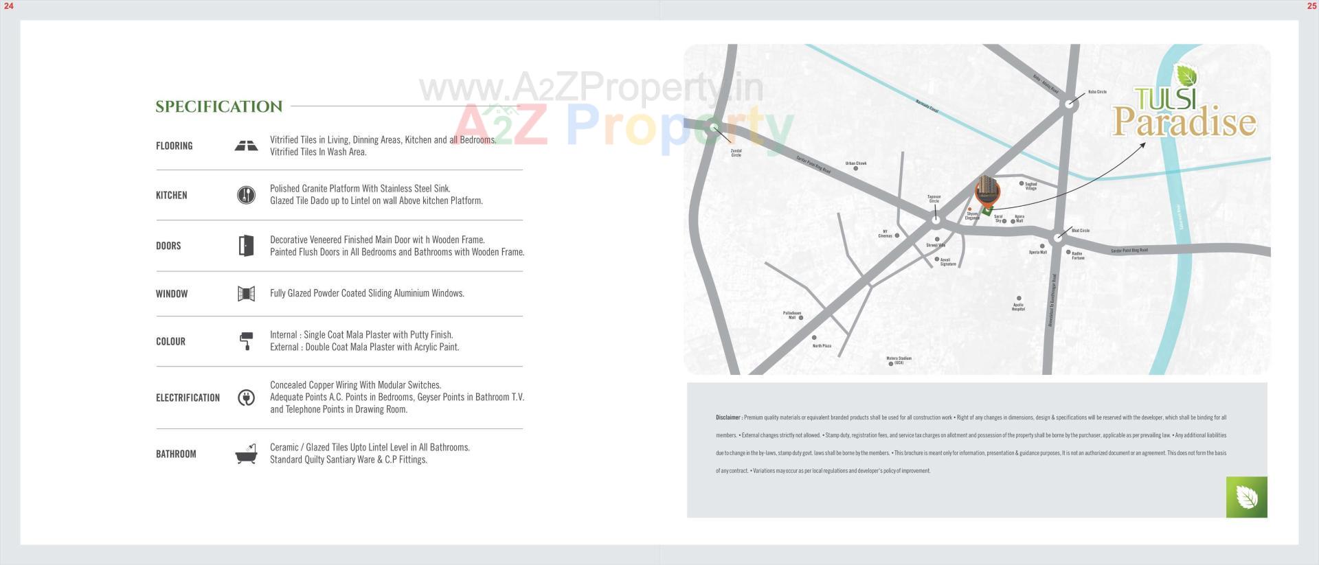 of real estate project Tulsi Paradise located at Gandhinagar, Gandhinagar, Gujarat