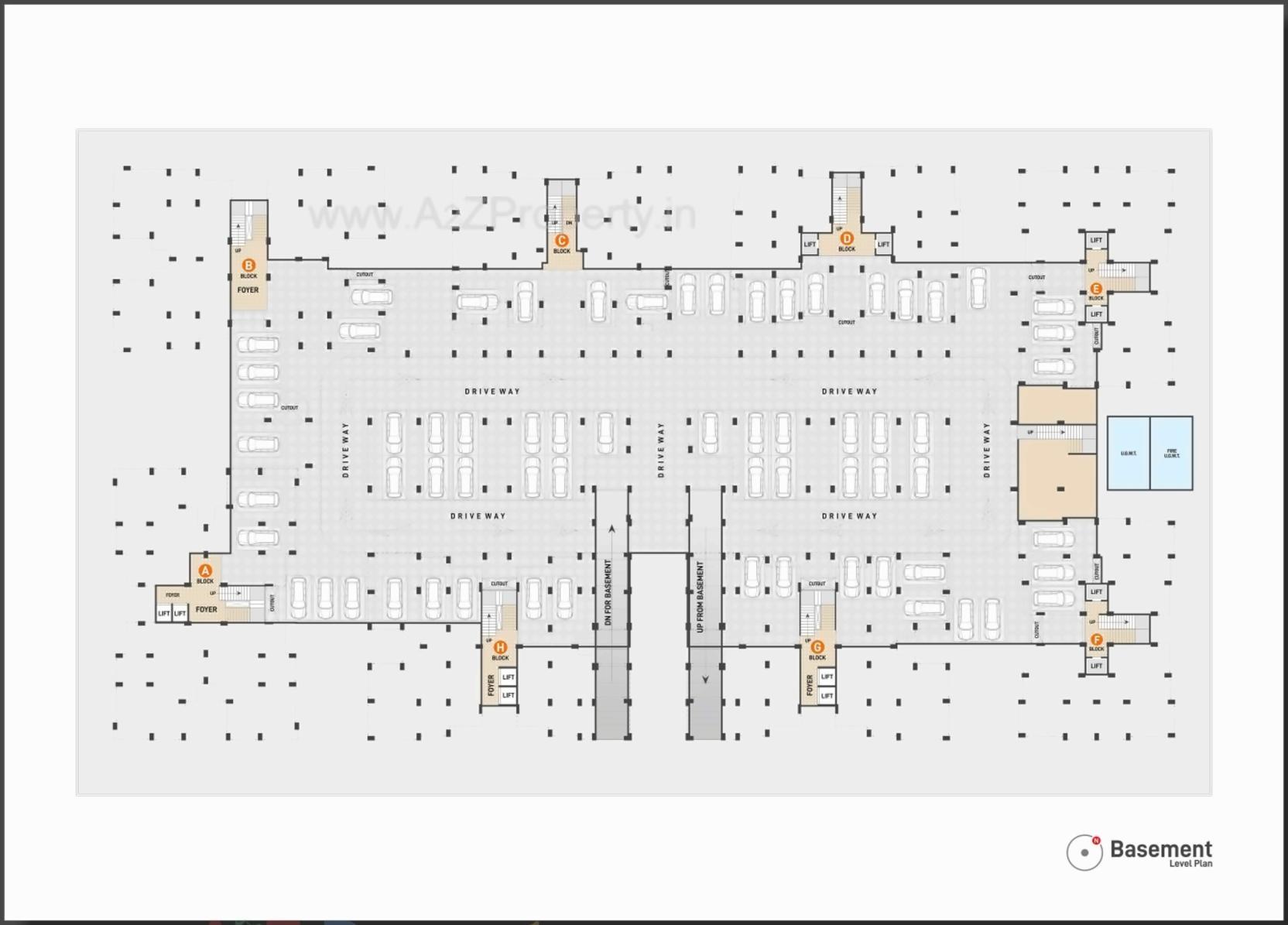 Layout of real estate project Uma Greens located at Gandhinagar, Gandhinagar, Gujarat