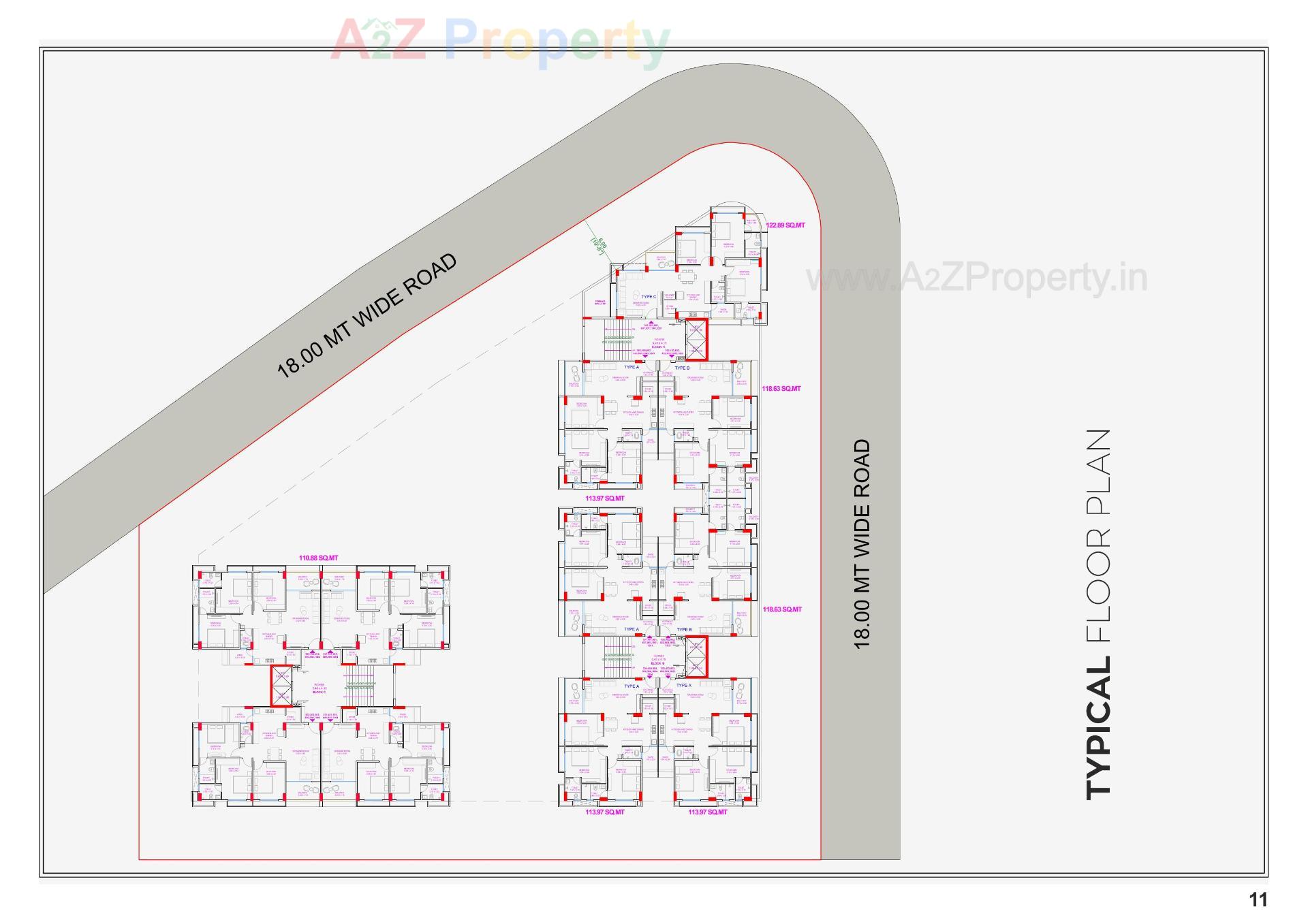  of real estate project Vaidehi Elysium located at Vavol, Gandhinagar, Gujarat