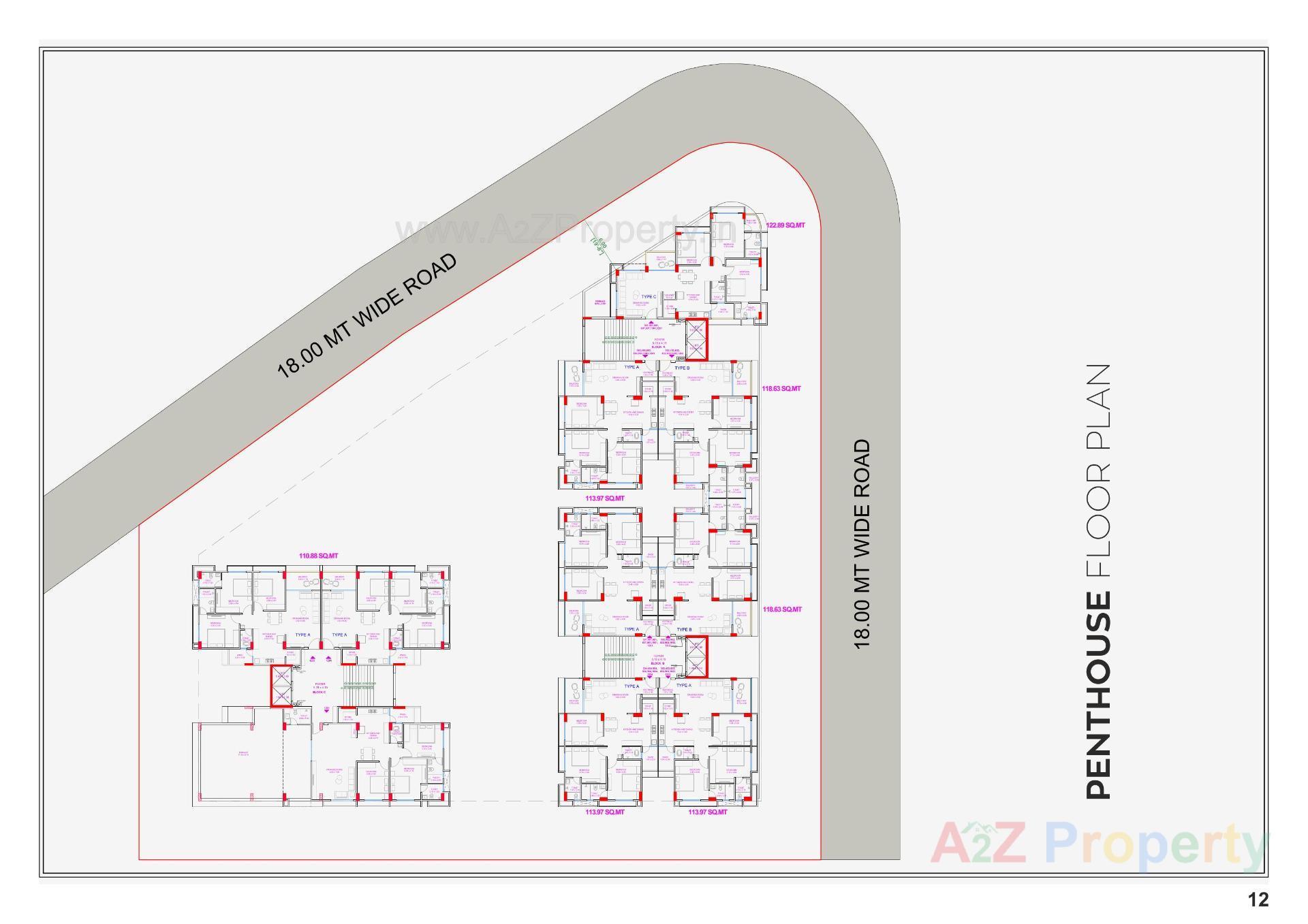  of real estate project Vaidehi Elysium located at Vavol, Gandhinagar, Gujarat