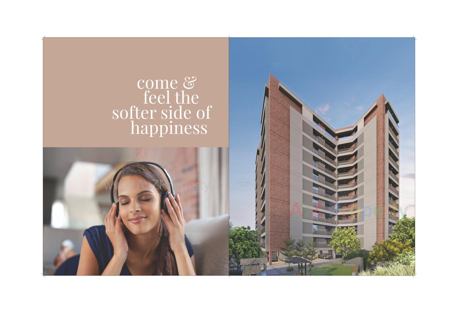 3D Elevation of real estate project Vaidehi Prime located at Vavol, Gandhinagar, Gujarat