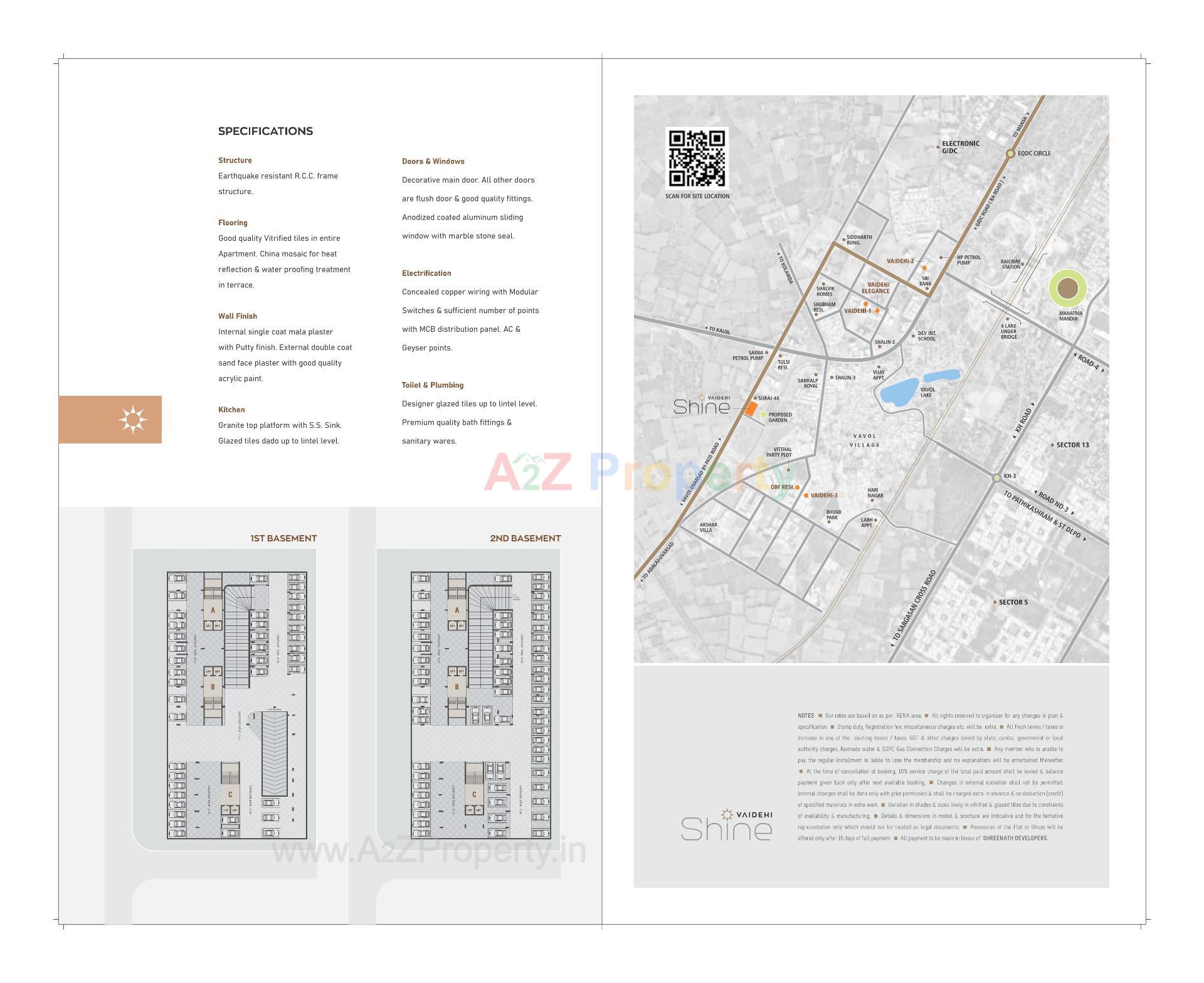  of real estate project Vaidehi Shine located at Vavol, Gandhinagar, Gujarat