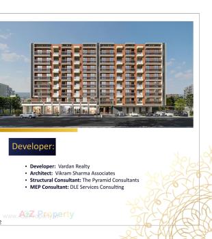 Elevation of real estate project Vardan 40 located at Zundal, Gandhinagar, Gujarat