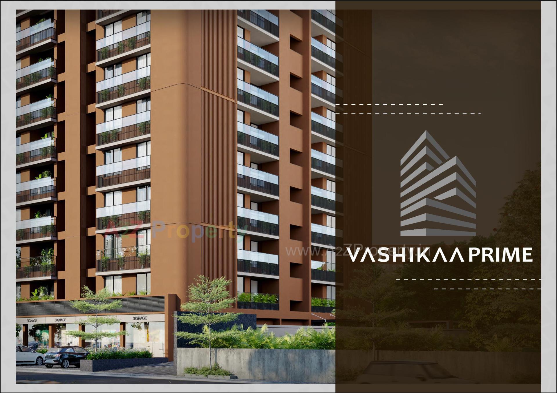 3D Elevation of real estate project Vashikaa Prime located at Zundal, Gandhinagar, Gujarat