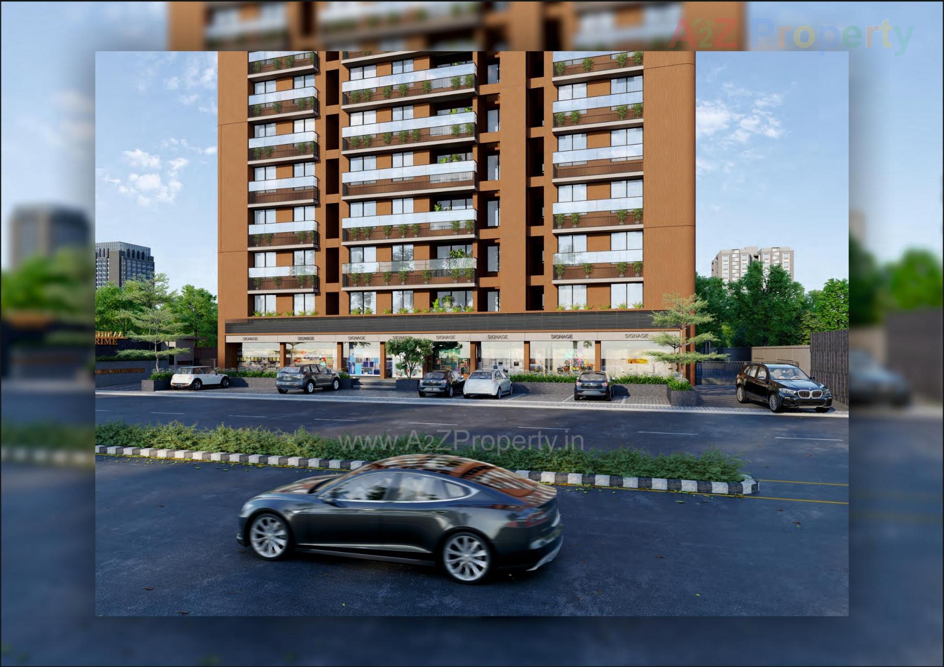 3D Elevation of real estate project Vashikaa Prime located at Zundal, Gandhinagar, Gujarat