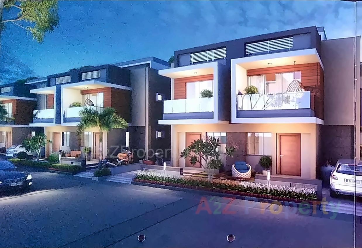 3D Elevation of real estate project Ved Bungalows/ved Green located at Dehgam, Gandhinagar, Gujarat