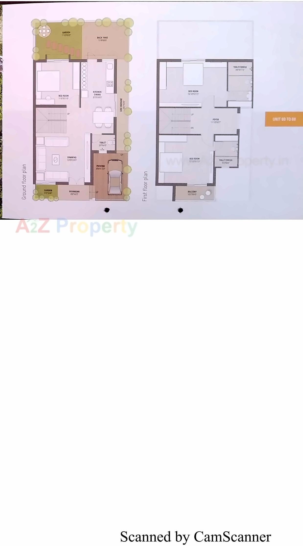 Layout of real estate project Ved Bungalows/ved Green located at Dehgam, Gandhinagar, Gujarat