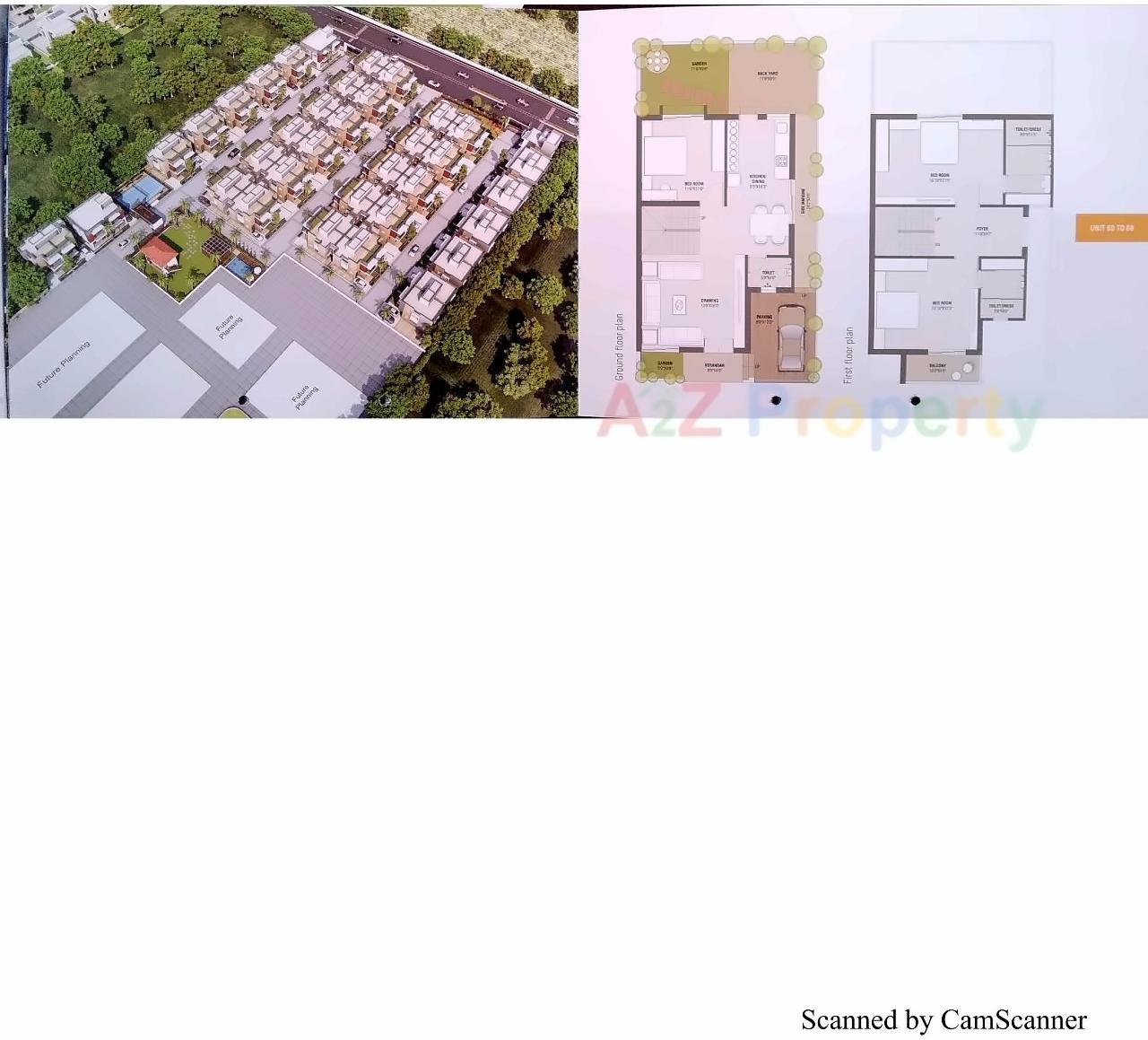 Layout of real estate project Ved Bungalows/ved Green located at Dehgam, Gandhinagar, Gujarat