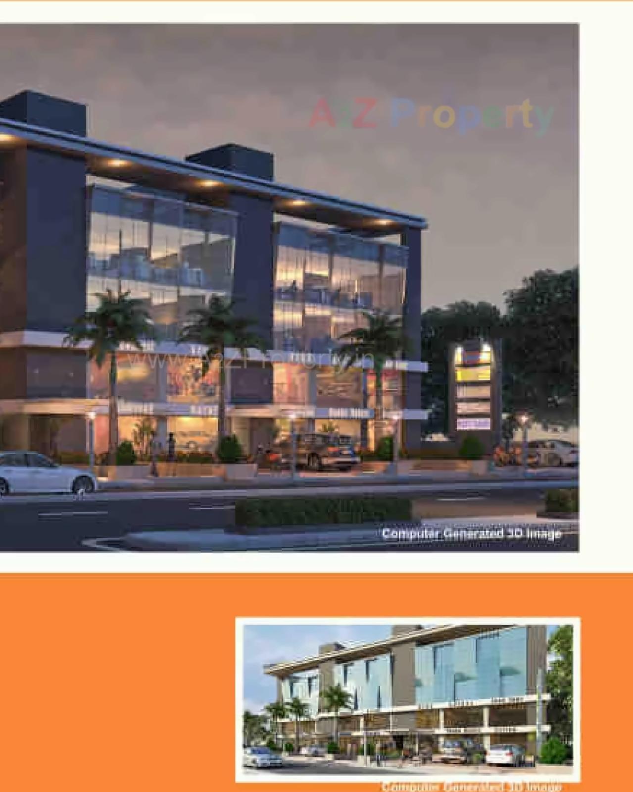3D Elevation of real estate project Vedant Aeon located at Nana-chiloda, Gandhinagar, Gujarat
