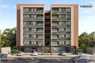Elevation of real estate project Veer Vibrant located at Zundal, Gandhinagar, Gujarat